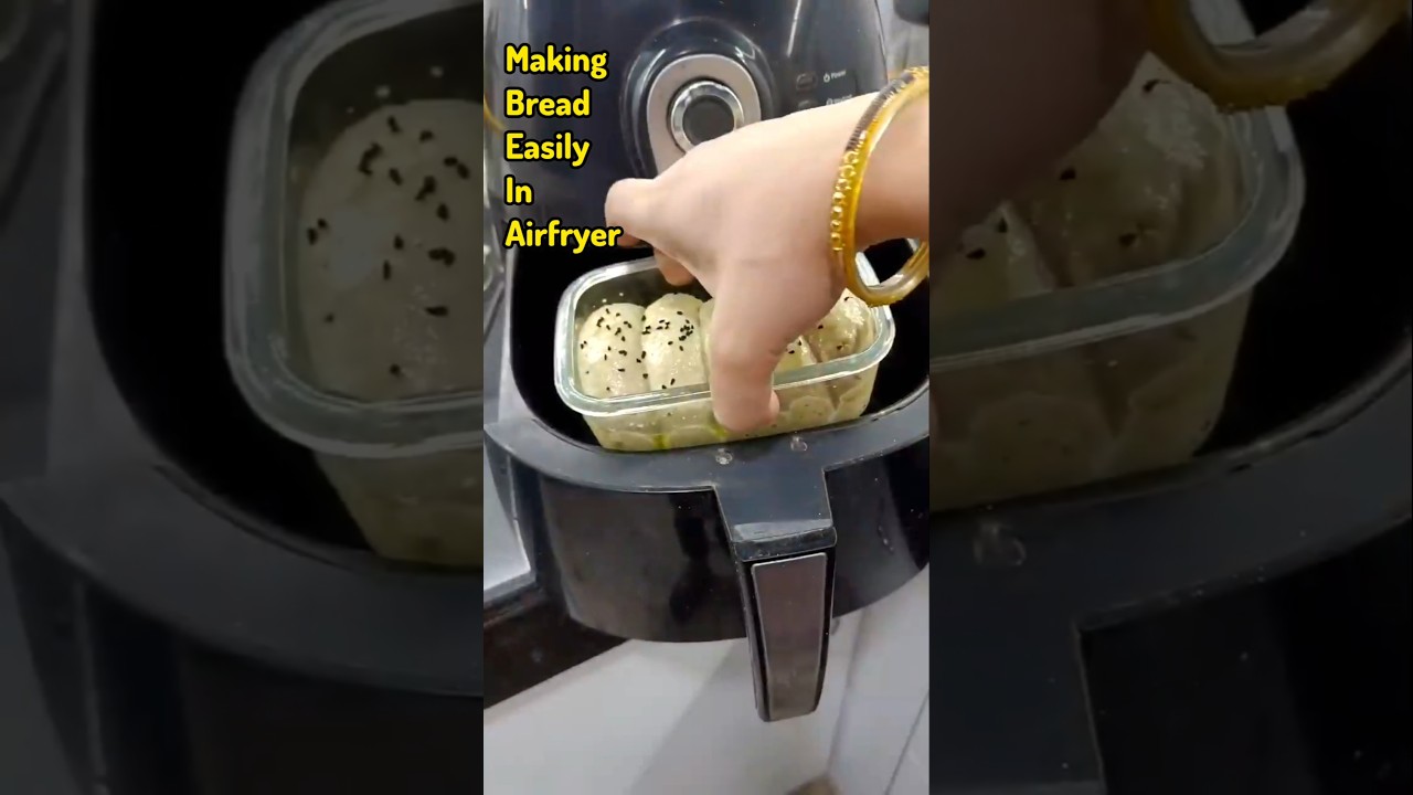 Baking Atta Bread in Airfryer #shortsfeed Baking Atta Bread in Airfryer #shortsfeed