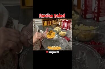 Russian Salad Short Recipe By Fabeeha's Nano Kitchen. #easycooking #fabeehasnanokitchen #foodie