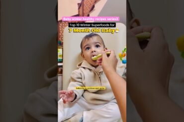Baby winter Healthy Recipes #food #babyfood #cooking #shorts #health #baby #vairal