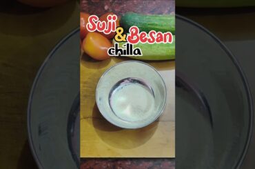 Suji and Besan chilla #healthy #food #recipe #recipeshorts #shorts #youtubeshorts #viral