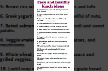 Easy and healthy lunch ideas #english #usa #shortvideo #viral #shorts