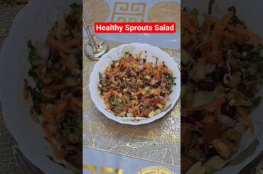 Weight Loss Sprout Salad Healthy Salad with Tasty Ingredients #salad #weightloss #youtubeshorts