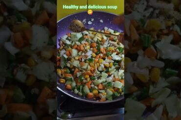 my favourite veg soup for weight loss #recipe #weightloss #trending #soup #health #healthy #shorts