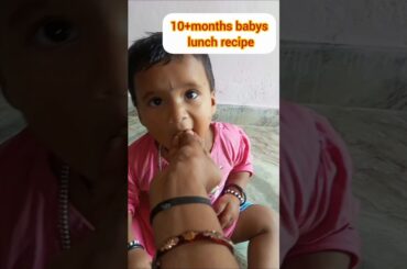 Healthy baby lunch recipe for 10+months #babyfood #lunchrecipe #food #weightgainbabyfood