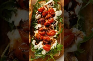 I Can’t Stop Making This Burrata Caprese Sandwich! #easyrecipe #breakfast