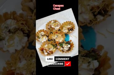 CANAPES CHAAT|BASKET CHAAT|TOKARI cHAAT/#viralvideo #ytstudioes #shortsvideo /healthy recipe/snacks