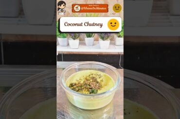 Coconut Chutney Recipe #recipe #recipes #food #cooking #easy #coconut #chutney #quick #coriander