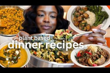 A Week of Healthy Dinner Recipes | Plant-Based & Easy