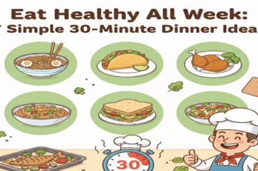 7 Easy Healthy Dinner Recipes (Ready in 30 Minutes or Less)