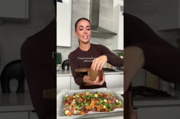 One of my fave & most viral recipes! 20 min Harvest Sheet Pan Dinner!