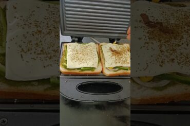 cheesy veg sandwich recipe| Healthy snacks| breakfast recipe #food #sandwich #vegrecipe