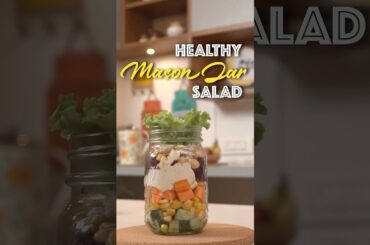 Viral Mason Jar Salad | Healthy 5-Minute Meal Prep for Busy Days