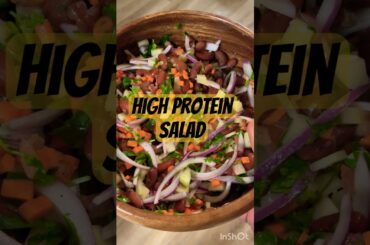 Healthy Rajma Salad - High protein #cooking #health #shorts