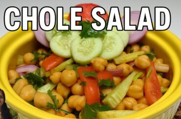 Healthy Chole Salad Recipe | Protein Rich Weight Loss Salad | Easy Chana Salad