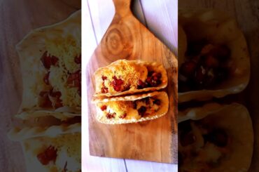 Papad tacos!! Instant recipe! #food #recipe #shorts #youtubeshorts #healthy