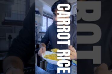 Carrot Rice #carrot #rice #healthy #lunchboxrecipe #quickrecipe #lunchbox #cooking #thenavinshow