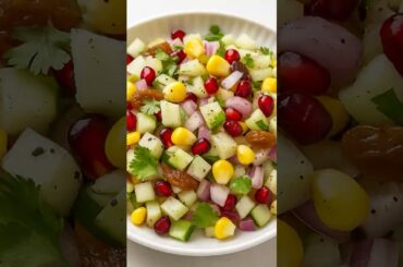 Quick healthy corn cucumber salad #happytummy