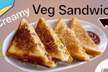 Crispy Veg Sandwich - The Ultimate Street Style Recipe