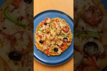 Healthier Chicken Pizza Recipe for diet - Weight loss recipes #pizza #healthyfood
