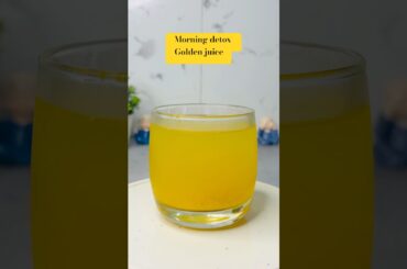 Morning Detox Golden Juice Recipe | Powerful Immunity Booster Drink | Weight Loss Drink#ytshorts