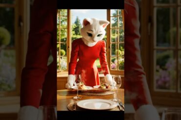 The Wholesome Kitchen: A Cat's Lunch for Two. #shorts #cat #food #cooking