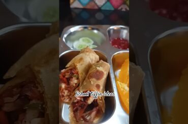 school tiffin ideas #easy and healthy lunch box ideas #ytShort