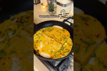 Breakfast Egg Sandwich Hack | One Pan Egg Toast | Healthy Egg sandwich #shorts