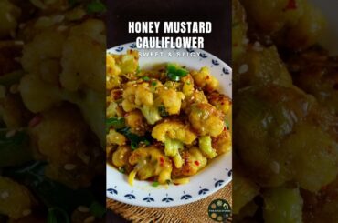 Crispy Honey Mustard Cauliflower: Healthy Game Changer You Need to Try! #shorts