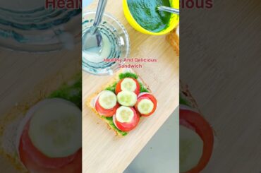 Breakfast Ka King-Super Healthy Salad Sandwich #Shorts #Viral #Trending #Shortsfeed #YtShorts