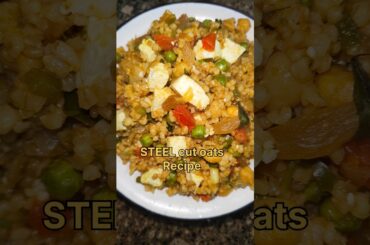WEIGHT LOSS BREAKFAST RECIPE I Steel Cut Oats Ki  Poha - Lot's of vegetables & Paneer #shorts #food