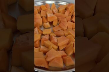 sweet fruit Healthy breakfast recipes by Acharya manishji #shortvideo #moong #shorts #food #papaya