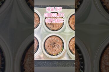 Healthy and Easy Chocolate Cupcakes ~ No Sugar ~ No Egg #healthyrecipes #easyrecipes
