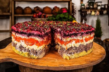 Rustic Village Holiday Salad A | Fresh Festive Delight | Easy Healthy Salad Recipe