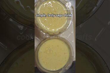 simple healthy drink sago drink recipe #drink #recipe #summer #recipe #youtube #shorts