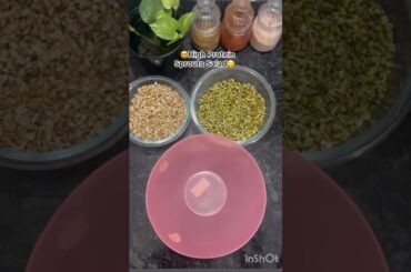 High Protein Sprouts Salad#shorts #healthy#weightloss#ytshorts #viral #trending#youtubeshorts#easy .