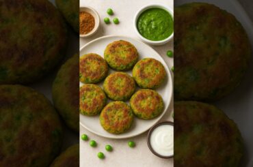 Never Soggy Air Fryer Pea Tikkis (Game-Changing Method) #indianfood #yummy