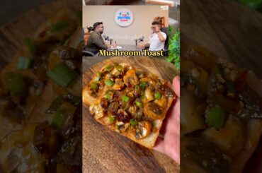 Spicy & Crunchy Mushroom Toast with full of fantastic flavours #mushroom #mushroomrecipe