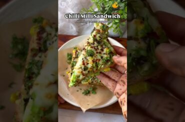 Chilli Milli Sandwich recipe Healthy Breakfast Recipes #food #recipe