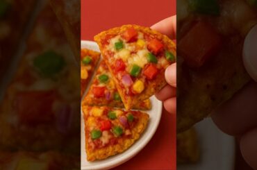 Mind-Blowing Oats Pizza Snack Ready in Minutes #pizza #shorts #shortsfeed