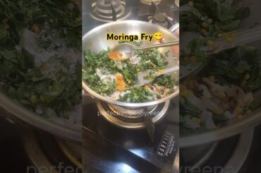 Healthy Moringa Fry | Crispy Drumstick Leaves Fry | Super Nutritious Sabzi Recipe #shorts#moringa