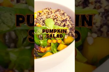 Refreshing Pumpkin Salad | Healthy & Delicious pumpkin grilled in air-fryer with quinoa #shorts