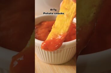 Airfry Potato Snacks #shorts #youtubeshorts #potatosnacks #snacks #airfried #eveningsnacks  #crispy