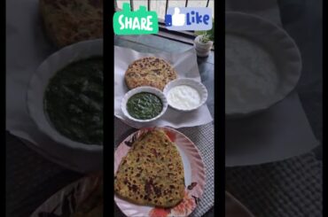 Unique style methi paratha#recipe#diabetes special#healthy #food #Home cooking#uttakhandi