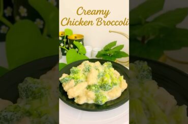 Creamy Chicken Broccoli in 5 Minutes | Oats Based | Healthy High Protein Recipe #shortsfeed #viral