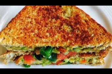 Healthy Avocado Sandwich Recipe| How to make a simple avocado sandwich| Avocado toast