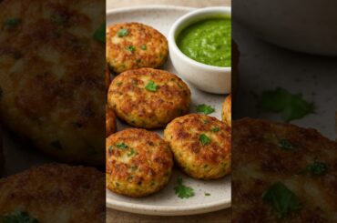 Crispy Lauki Makhana Tikki | Navratri Vrat Special Snack | Healthy Fasting Recipe #shortsfeed #food