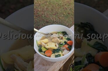 #soup #tortellini #spinach #healthy #simple #chickensoup