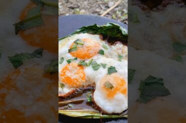 egg recipes in banana leaf #shorts