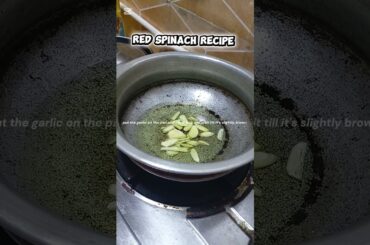 Red Spinach Leaves Recipe #healthy #yummy #homemade #momscooking #redspinach #vegetable #easyrecipe
