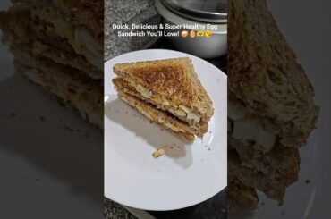 Healthy & Tasty Boiled Egg Sandwich | Quick Breakfast or Snack Recipe